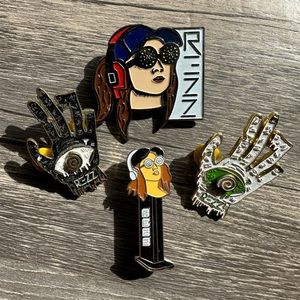 Set of 4 REZZ Pins